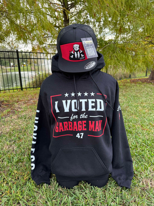 I Voted for the Garbage Man Hoodie