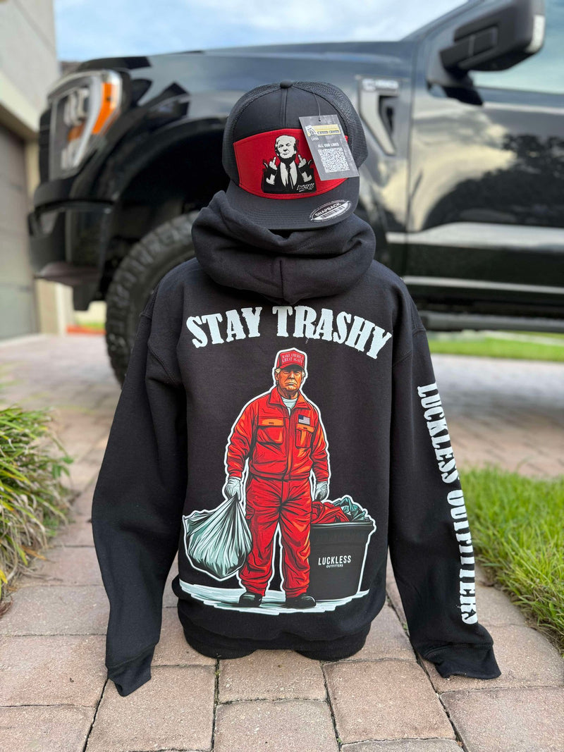 Load image into Gallery viewer, Stay Trashy Hoodie
