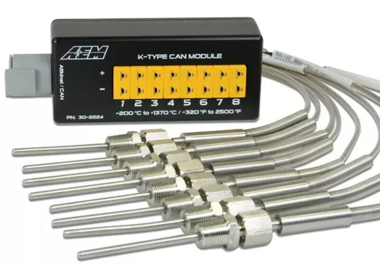 AEM 8 Channel K-Type Thermocouple EGT CAN Module 30-2224