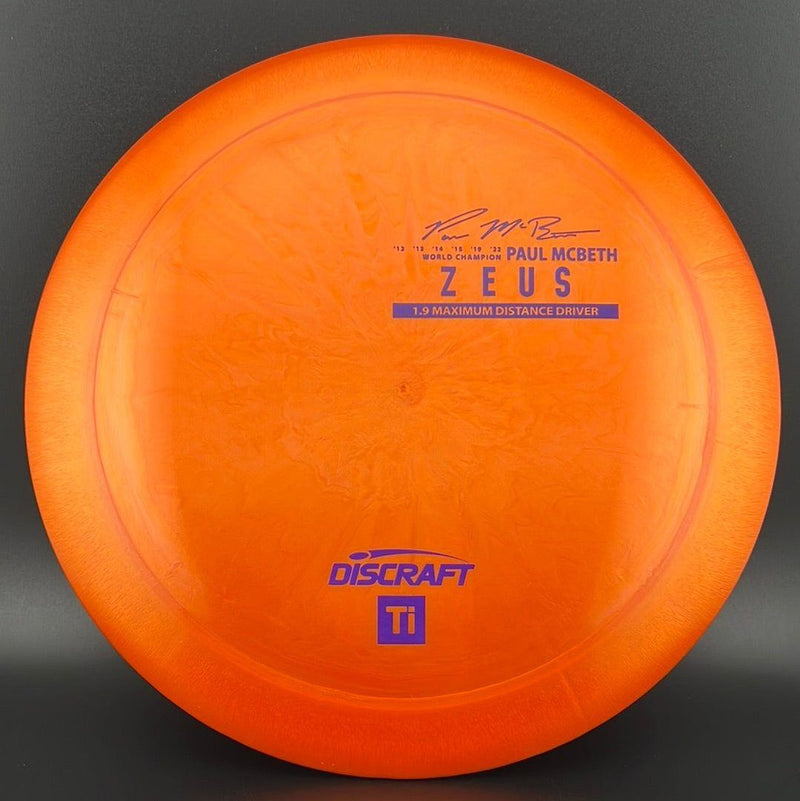 Load image into Gallery viewer, Titanium Zeus - First Run - Paul McBeth Limited Edition

