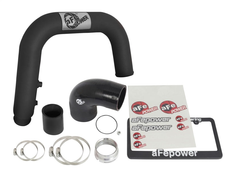 Load image into Gallery viewer, aFe BladeRunner 2.5in Black IC Tube Hot Side w/ Coupling &amp; Clamp Kit 2016 GM Colorado/Canyon 2.8L
