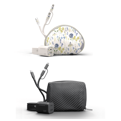 HyperGear TECHcessories 30W USB-C PD Charging Kit with Travel Pouch