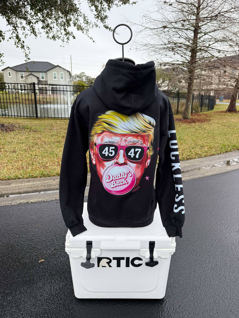 Load image into Gallery viewer, Daddys Back Bubblegum Hoodie

