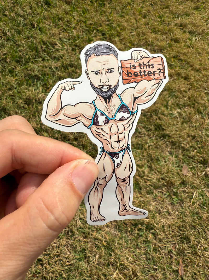 Load image into Gallery viewer, Bikini Matt Printed Sticker
