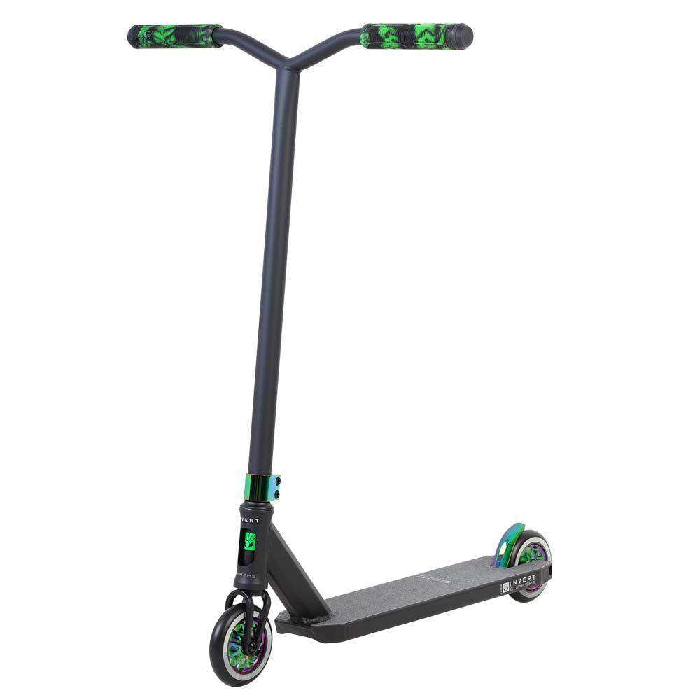 Invert Supreme 3-10-14 Complete Scooter - Black/Neo Green - Skoutley Outdoors LLC