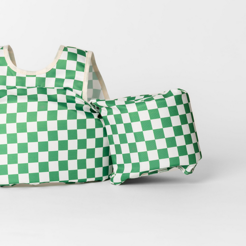 Load image into Gallery viewer, Green Checkered Kids Float

