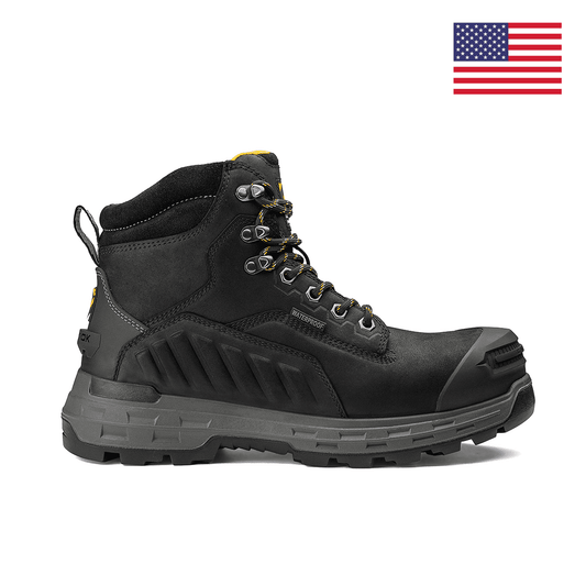 Wildwood 6” Waterproof Composite Toe Black Boot - Made in USA - Skoutley Outdoors LLC