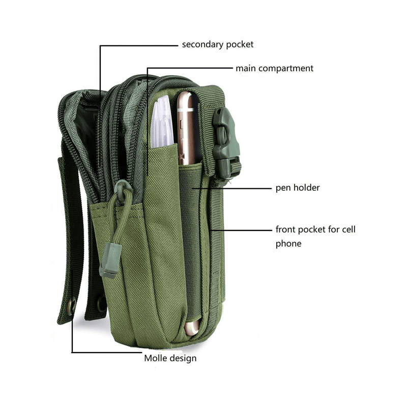Load image into Gallery viewer, Tactical MOLLE Pouch &amp; Waist Bag for Hiking &amp; Outdoor Activities
