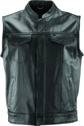 Kuryakyn Leather By River Road Vandal Club Vest Black - 3XL