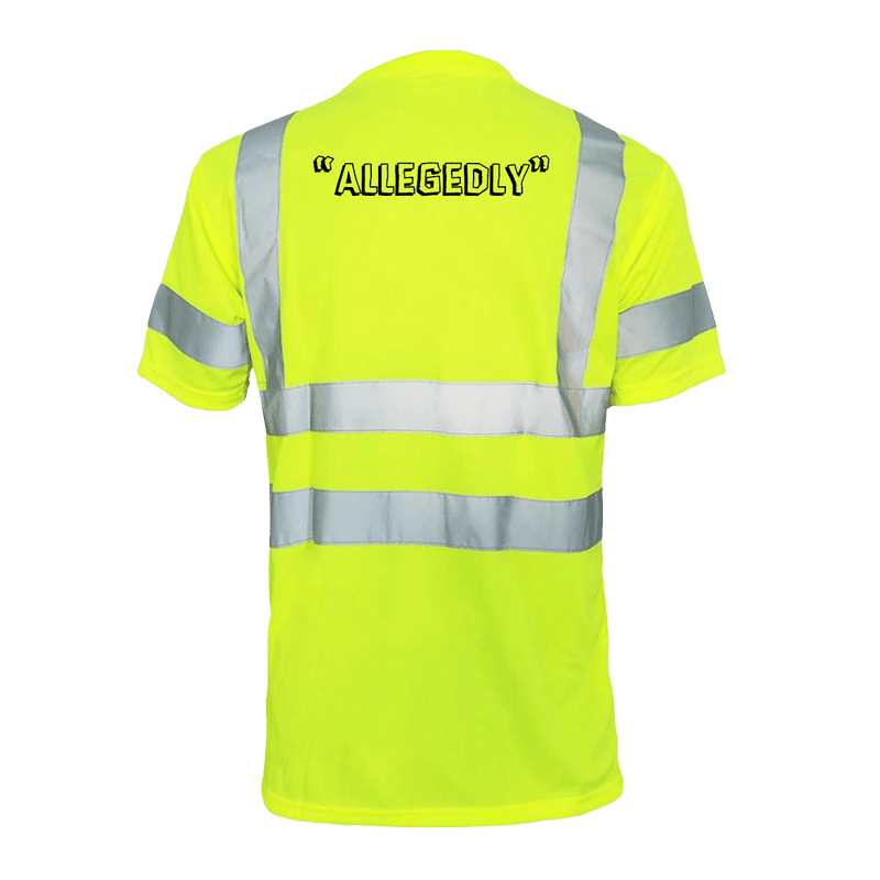 Load image into Gallery viewer, Allegedly - Reflective Safety T-Shirt
