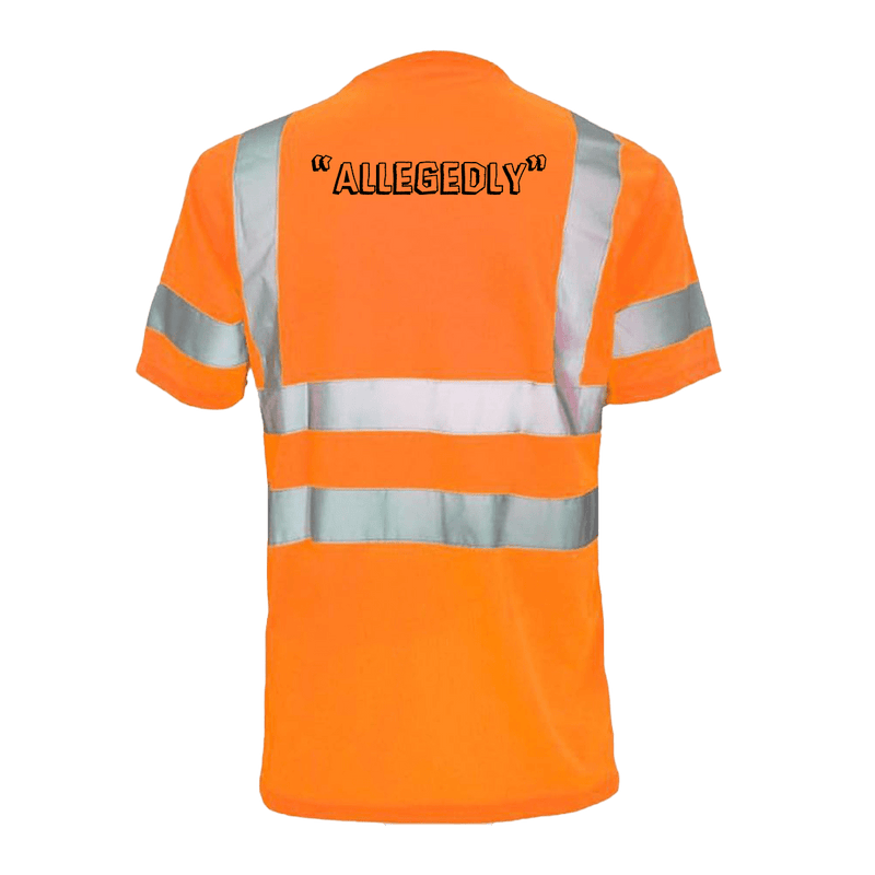 Load image into Gallery viewer, Allegedly - Reflective Safety T-Shirt

