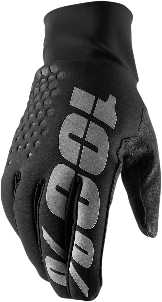 100% Hydromatic Brisker Gloves - Black - Large 10018-00002