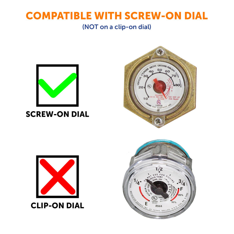 Load image into Gallery viewer, Flame King 0-90 Ohm Twin-Site Remote Dial Gauge for RV ASME Propane Tanks
