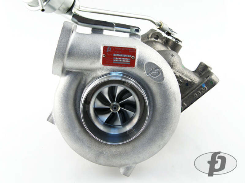 Forced Performance Mitsubishi Evo 9 Red XR57SR Turbo Ball Bearing Black Turbine Housing (D/S Only)