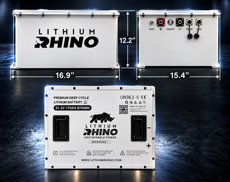 Load image into Gallery viewer, 48V 170Ah Lithium Rhino 300a BMS Conversion Kit

