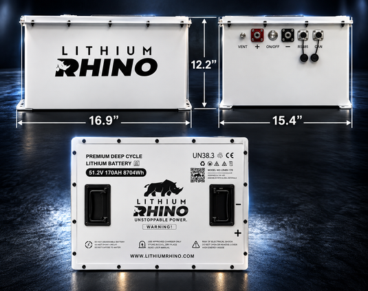 48V 170Ah Lithium Rhino 300a BMS Conversion Kit