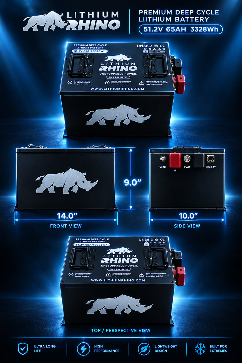 Load image into Gallery viewer, 48V 65Ah Lithium Rhino Conversion Kit
