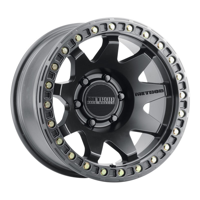 Load image into Gallery viewer, Method MR108 17x9 -44mm Offset 6x5.5 106.25mm CB Matte Black w/BH-H24125-38 Wheel
