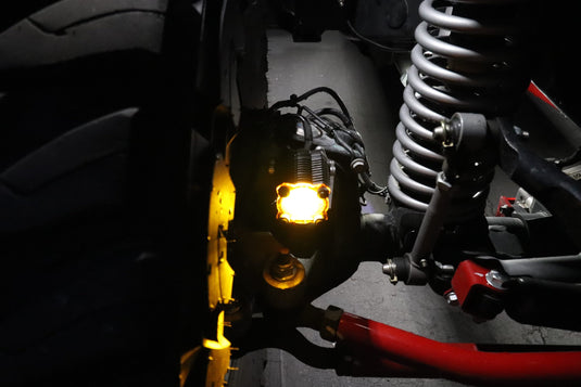 Jeep JK Steerable Knuckle Pod Light Mounts (2007-2018 Wrangler)