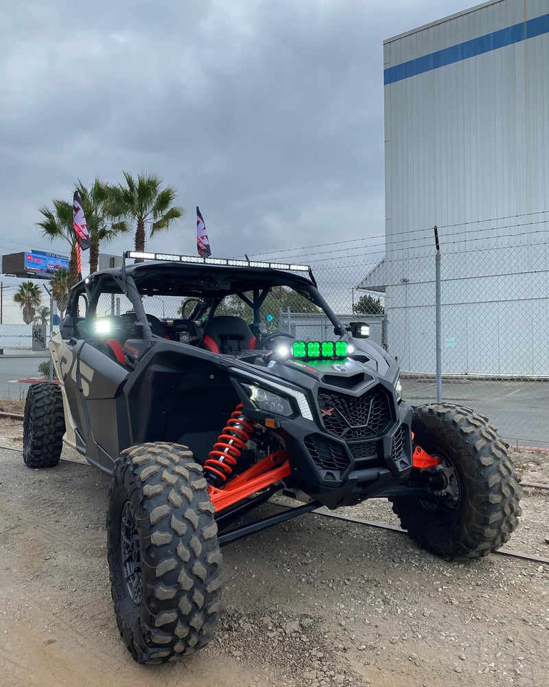 Load image into Gallery viewer, Can-Am X3 Universal Shock Tower Bracket for LED Pods or LED Light Bar Made In USA
