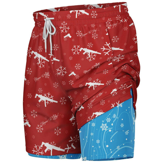 Rad Palm Yippee Ki Yay Men's 2-in-1 Shorts