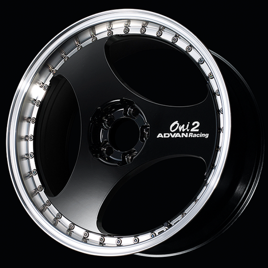 Advan ONI2 Progressive 20x10.5 / +32 Off / 5x112 / 66.5mm Bore / Machining and Racing Gloss Black YAYP0L32MBF