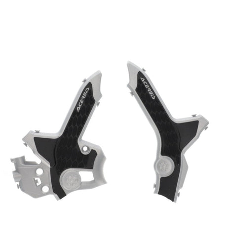 Acerbis 21+ Honda CRF300L Frame Guards- X-Grip - Gray/Black 2979621019