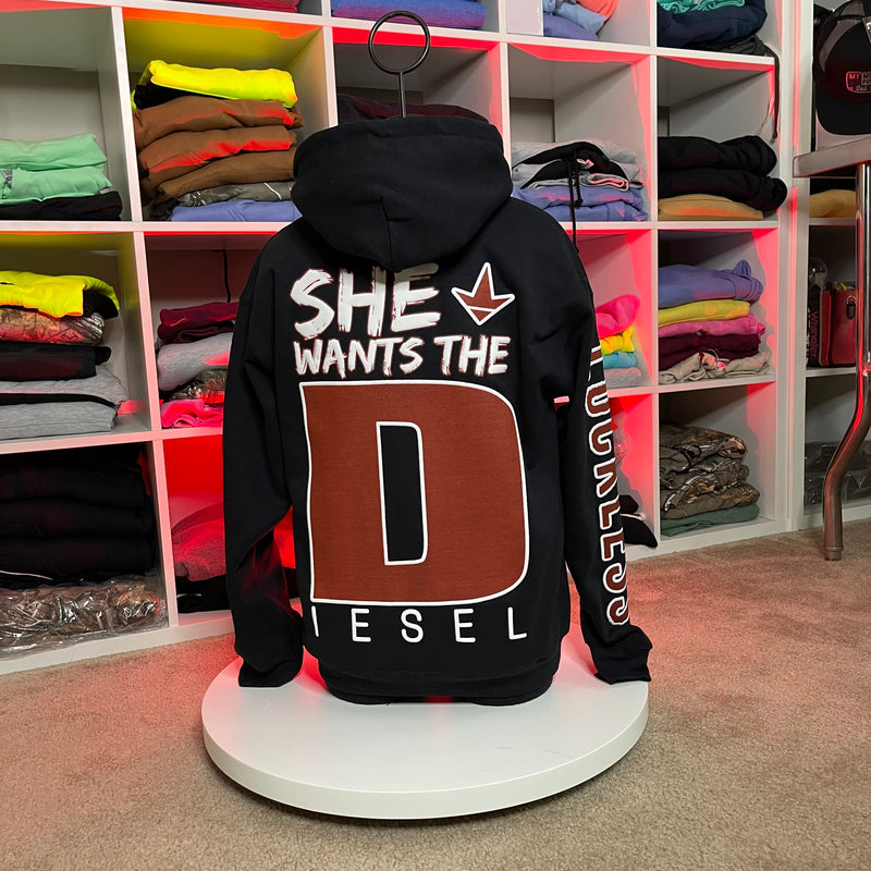Load image into Gallery viewer, She Wants the Diesel Hoodie
