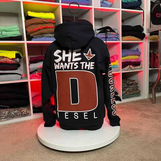 She Wants the Diesel Hoodie