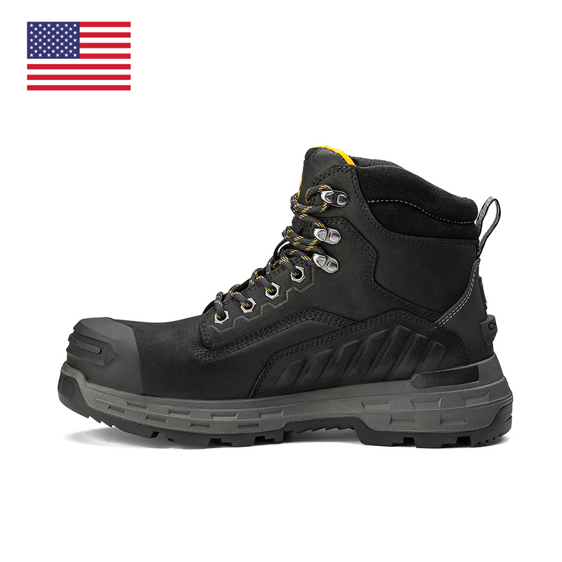 Load image into Gallery viewer, Wildwood 6” Waterproof Composite Toe Black Boot - Made in USA
