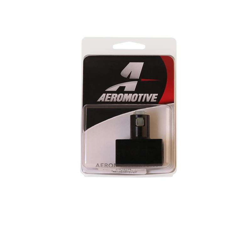 Load image into Gallery viewer, Aeromotive Fitting - Tee - 2x AN-08 Port - 5/16 Quick Connect 15138
