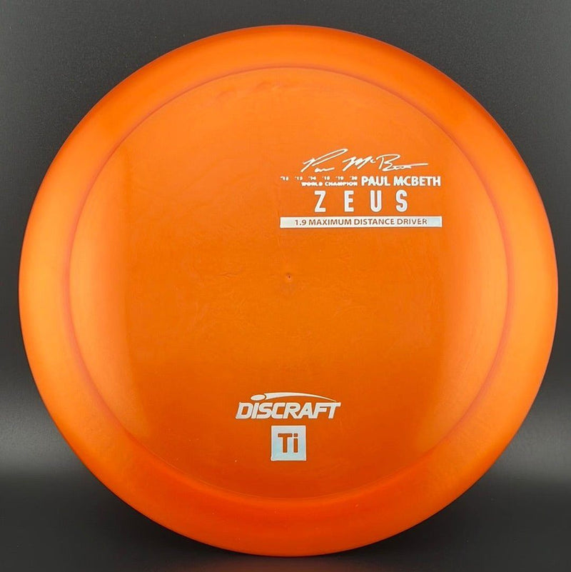 Load image into Gallery viewer, Titanium Zeus - First Run - Paul McBeth Limited Edition
