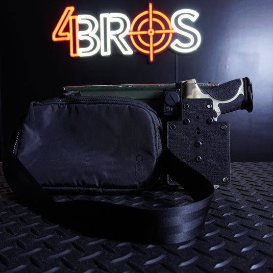 4BROS Hook & Loop Holster Mount for Backpacks & Sling Bags