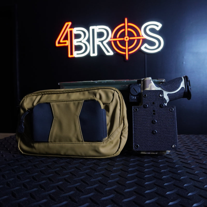 Load image into Gallery viewer, 4BROS Hook &amp; Loop Holster Mount for Backpacks &amp; Sling Bags
