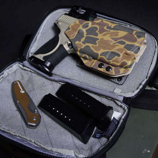 4BROS Hook & Loop Holster Mount for Backpacks & Sling Bags