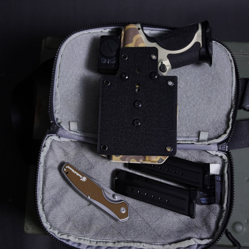 Load image into Gallery viewer, 4BROS Hook &amp; Loop Holster Mount for Backpacks &amp; Sling Bags
