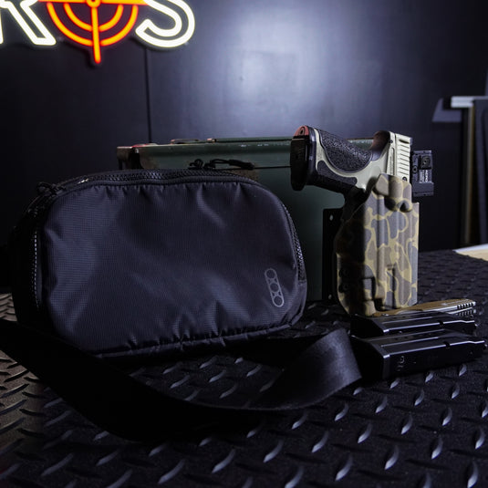 4BROS Hook & Loop Holster Mount for Backpacks & Sling Bags