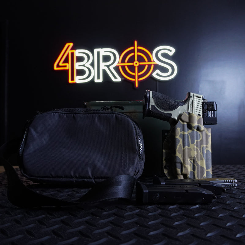 Load image into Gallery viewer, 4BROS Hook &amp; Loop Holster Mount for Backpacks &amp; Sling Bags

