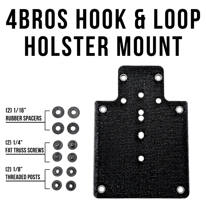 Load image into Gallery viewer, 4BROS Hook &amp; Loop Holster Mount for Backpacks &amp; Sling Bags
