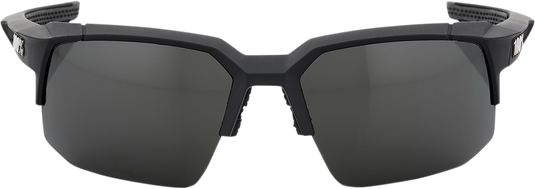 100% Speedcoupe Sunglasses - Black - Smoke 61031-100-57