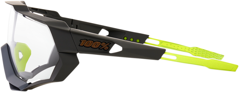 Load image into Gallery viewer, 100% Speedtrap Sunglasses - Gray - Photochromic 60012-00006
