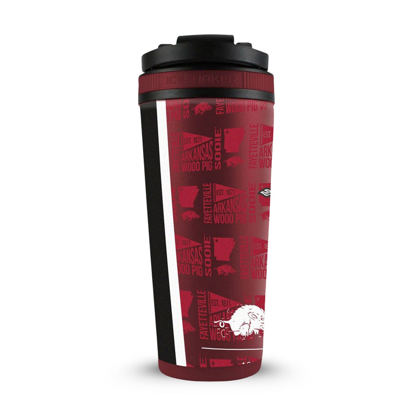 Load image into Gallery viewer, Officially Licensed University of Arkansas 26oz Ice Shaker
