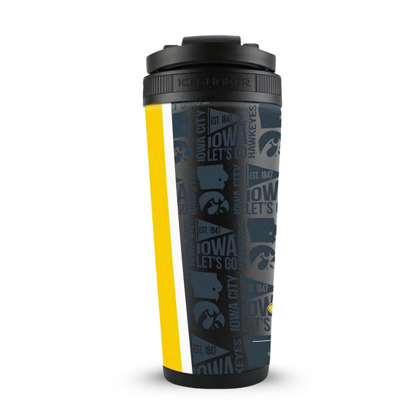 Load image into Gallery viewer, The College Vault - Iowa Hawkeyes 4D Ice Shaker
