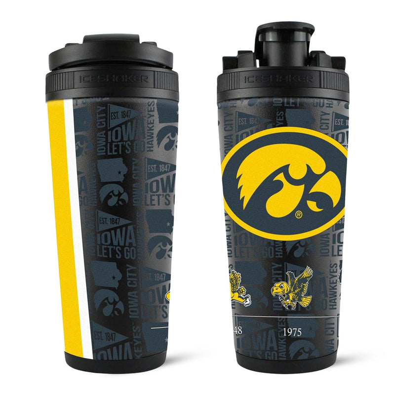 Load image into Gallery viewer, Officially Licensed University of Iowa 26oz Ice Shaker
