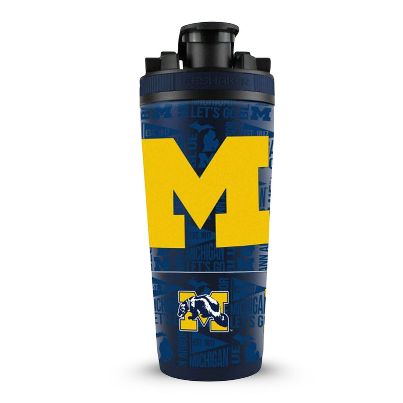 Load image into Gallery viewer, The College Vault - Michigan Wolverines 4D Ice Shaker
