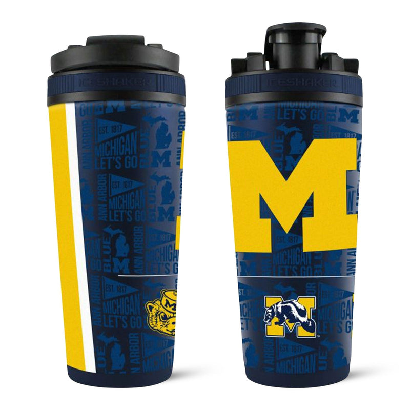 Load image into Gallery viewer, The College Vault - Michigan Wolverines 4D Ice Shaker
