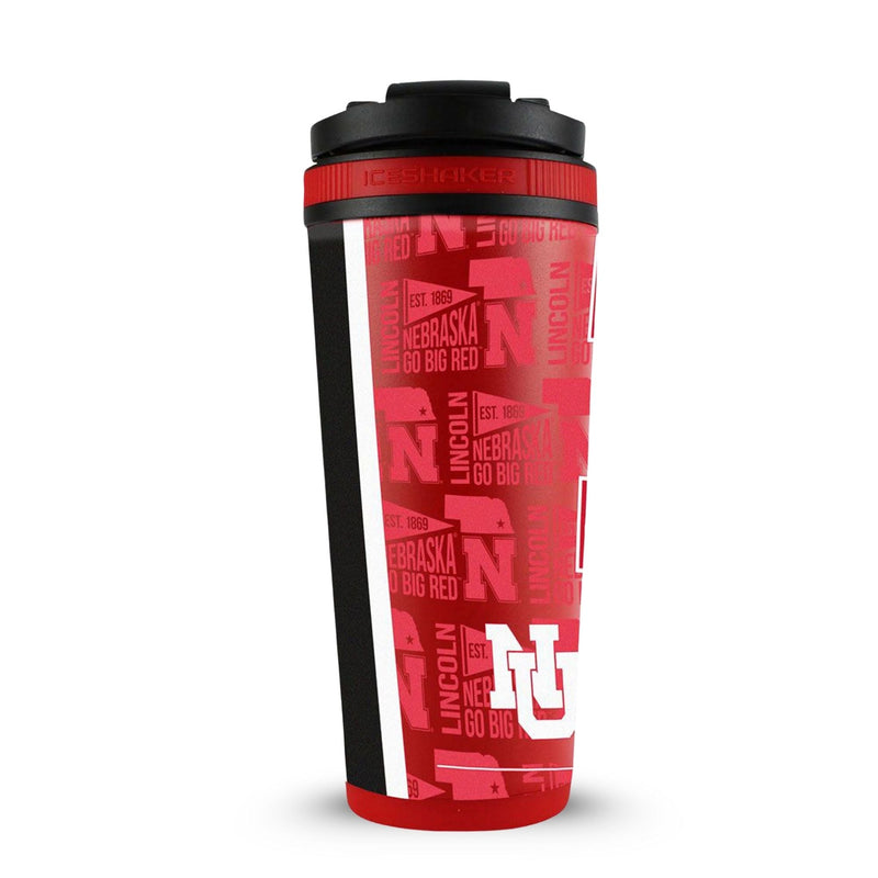 Load image into Gallery viewer, Officially Licensed University of Nebraska 26oz Ice Shaker
