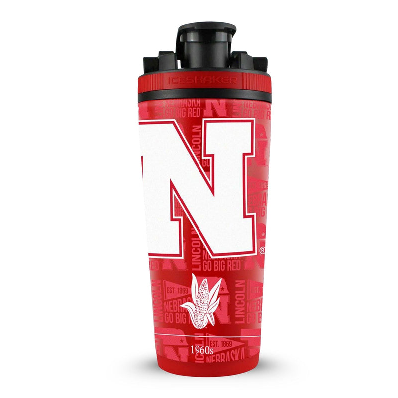 Load image into Gallery viewer, Officially Licensed University of Nebraska 26oz Ice Shaker
