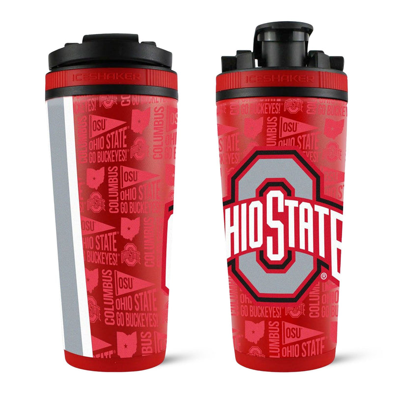 Load image into Gallery viewer, Officially Licensed Ohio State Buckeyes 4D Ice Shaker
