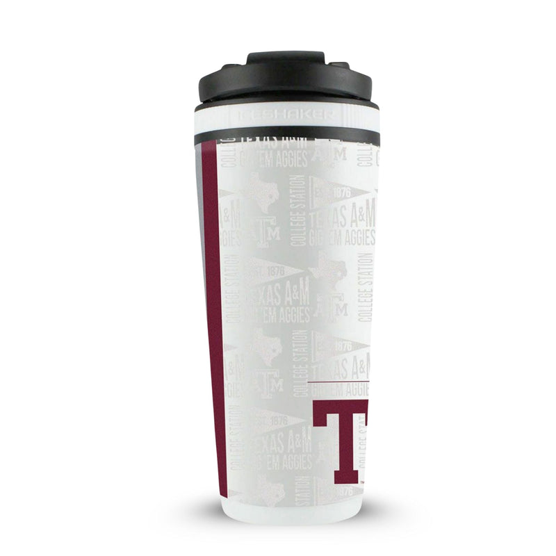Load image into Gallery viewer, Officially Licensed Texas A&amp;M University 26oz Ice Shaker
